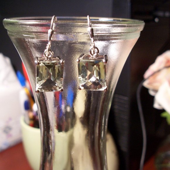 Prasiolite Earrings - Picture 3 of 5